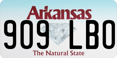 AR license plate 909LBO