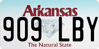 AR license plate 909LBY