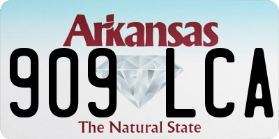 AR license plate 909LCA