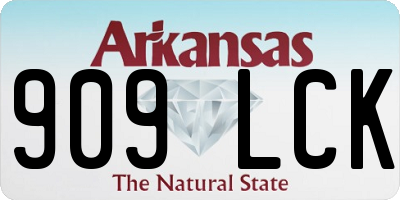 AR license plate 909LCK