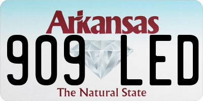 AR license plate 909LED