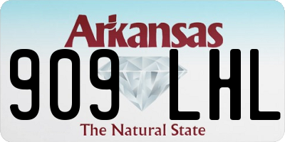 AR license plate 909LHL