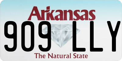 AR license plate 909LLY