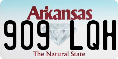 AR license plate 909LQH