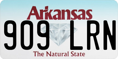 AR license plate 909LRN