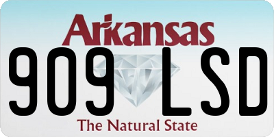AR license plate 909LSD