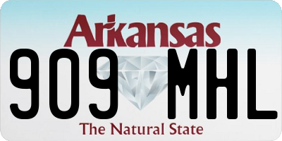AR license plate 909MHL