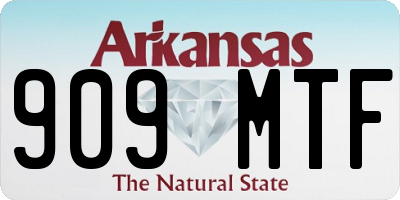AR license plate 909MTF