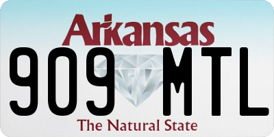 AR license plate 909MTL
