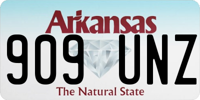 AR license plate 909UNZ