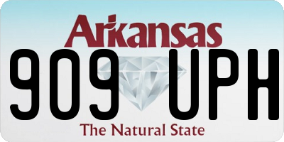 AR license plate 909UPH
