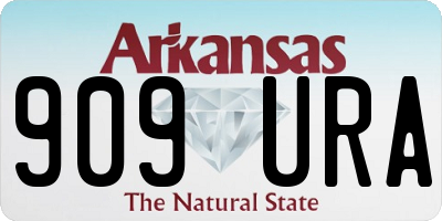 AR license plate 909URA