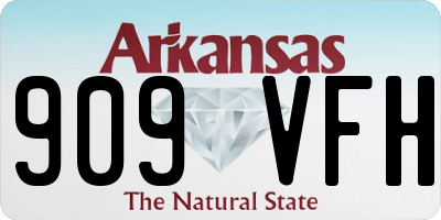 AR license plate 909VFH