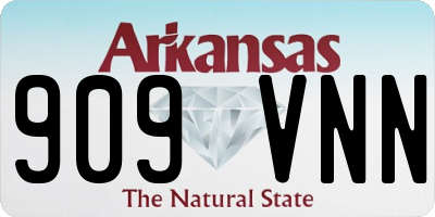 AR license plate 909VNN