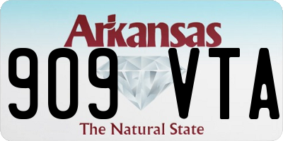 AR license plate 909VTA