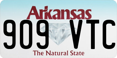 AR license plate 909VTC