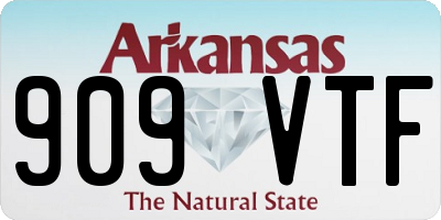 AR license plate 909VTF