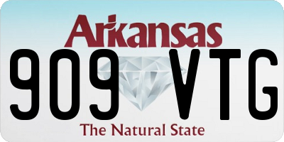 AR license plate 909VTG
