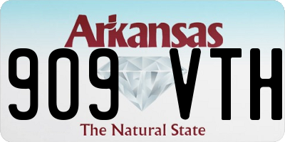 AR license plate 909VTH