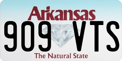 AR license plate 909VTS