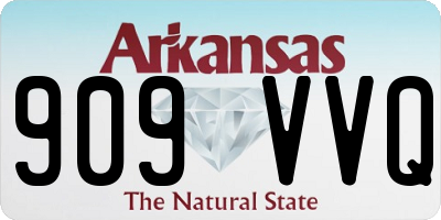 AR license plate 909VVQ
