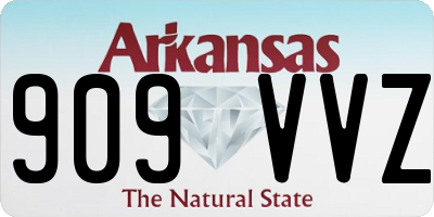 AR license plate 909VVZ