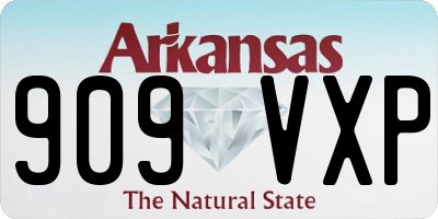 AR license plate 909VXP
