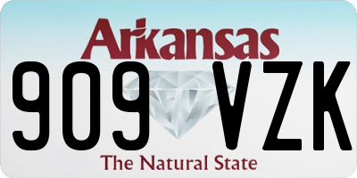 AR license plate 909VZK