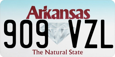AR license plate 909VZL