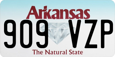 AR license plate 909VZP