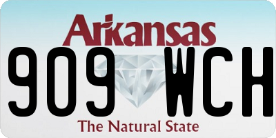 AR license plate 909WCH