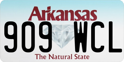 AR license plate 909WCL
