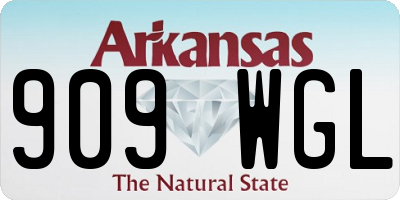 AR license plate 909WGL