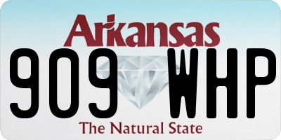 AR license plate 909WHP