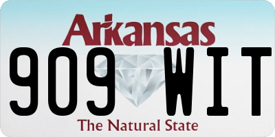 AR license plate 909WIT