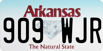 AR license plate 909WJR