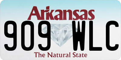 AR license plate 909WLC