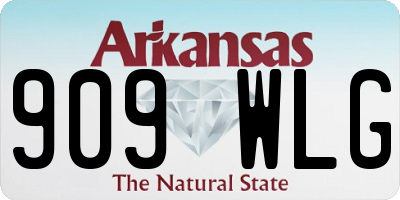 AR license plate 909WLG