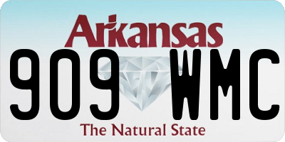 AR license plate 909WMC