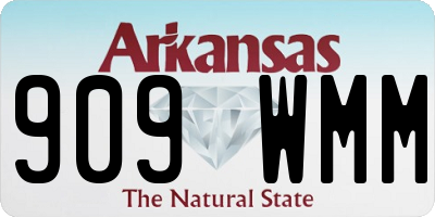 AR license plate 909WMM