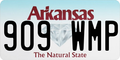 AR license plate 909WMP