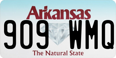 AR license plate 909WMQ