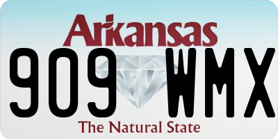 AR license plate 909WMX