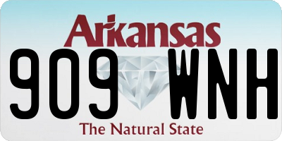 AR license plate 909WNH