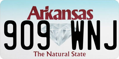 AR license plate 909WNJ
