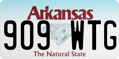 AR license plate 909WTG
