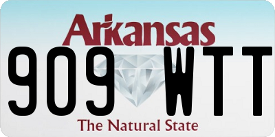 AR license plate 909WTT