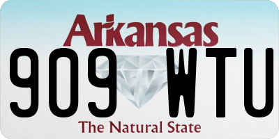 AR license plate 909WTU