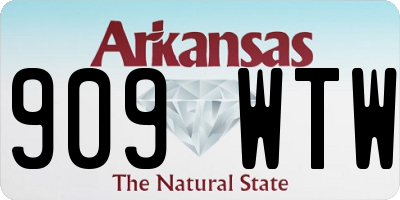 AR license plate 909WTW
