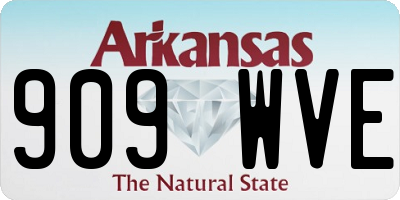 AR license plate 909WVE